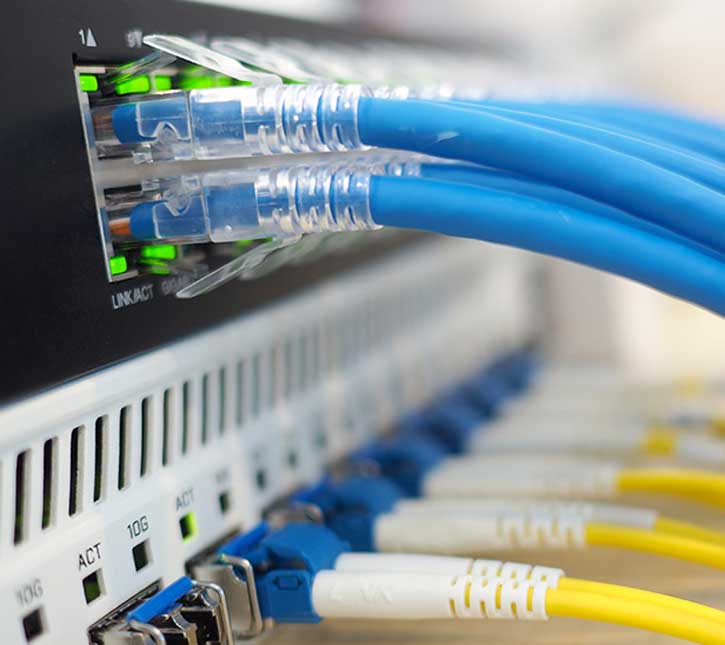 Home and office network data cable installation