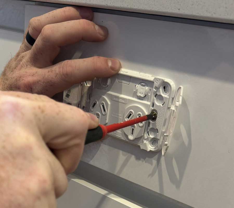 Residential home power point installation by TALR Electrical Services