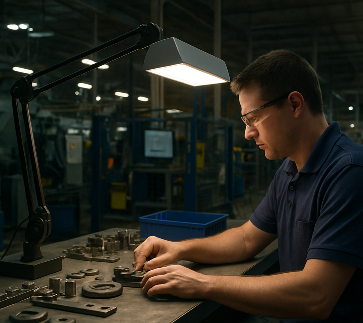 Workstation task lighting by TALR Electrical Services Perth