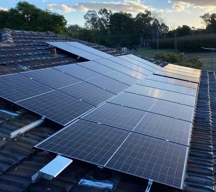 Home solar panel install byTALR Electrical Services